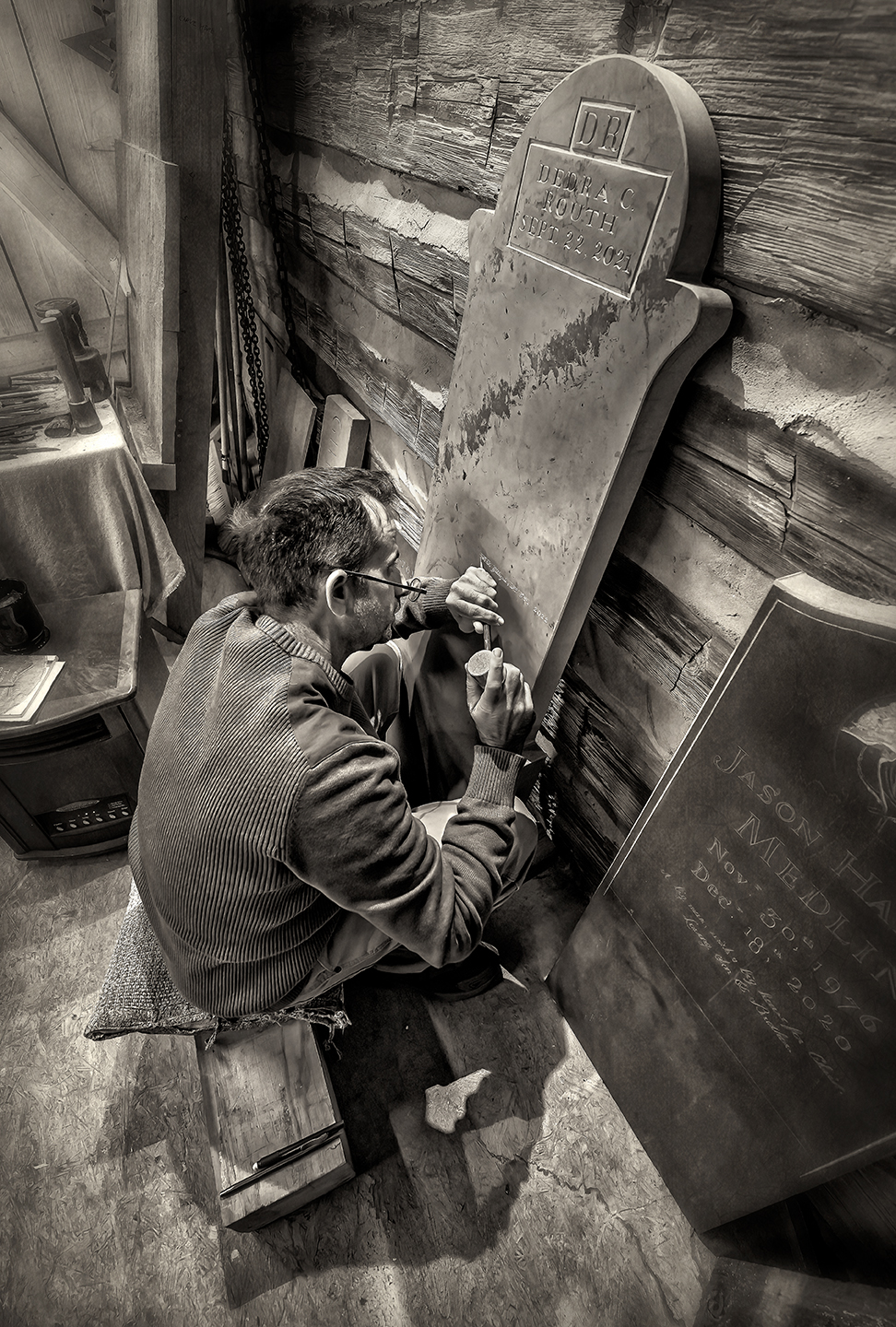 Stone Cutter. Shop Rustic Stone Cutter – Dan Routh Photography